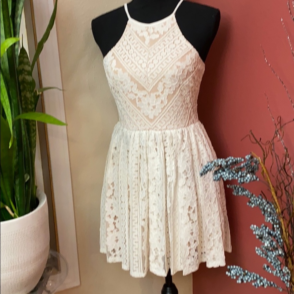 EUC - Jump Apparel - Lace Skater Dress